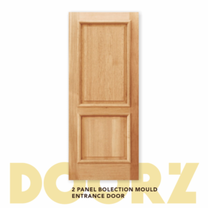 2 Panel Bolection Mould Meranti Entrance Door