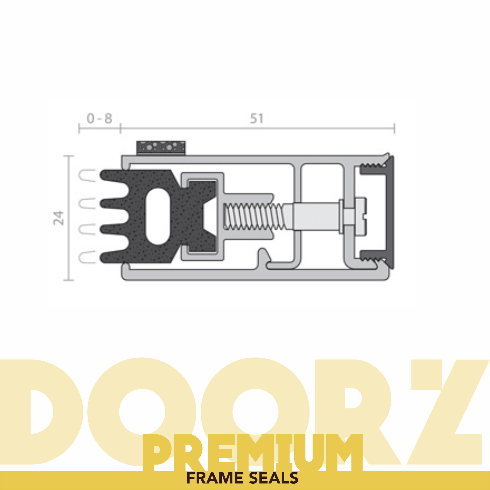RP24 Frame Seal The Doorz Shop