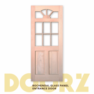 Bochendal Glass Top Meranti Entrance Door