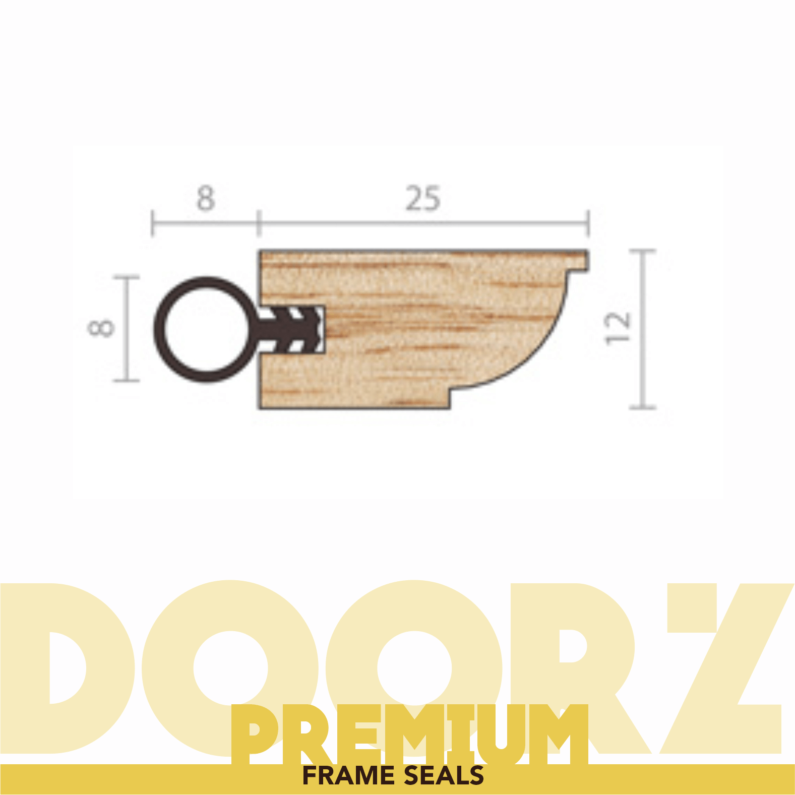 RP113 Timber Frame Seal The Doorz Shop