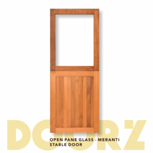 1 Glass Marine Ply Back Meranti Stable Door
